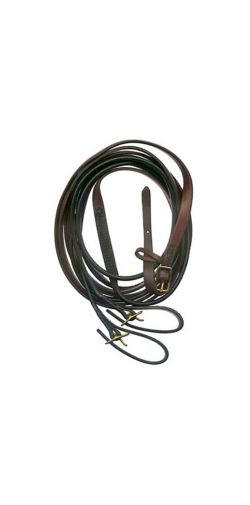 Leather Round Driving Lines for Minis & Ponies by Mose Miller