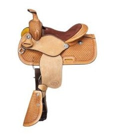 Miniature 10” Tooled Western Saddle