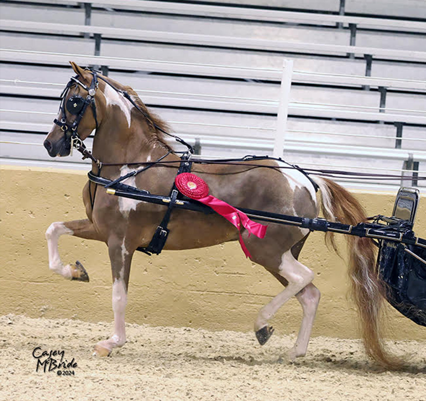 Rolled Leather Fancy Show Harness Miniature and Pony by Mose Miller